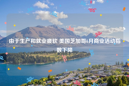 由于生产和就业疲软 美国芝加哥6月商业活动指数下降