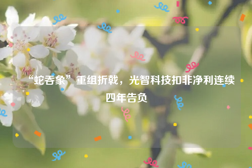 “蛇吞象”重组折戟，光智科技扣非净利连续四年告负