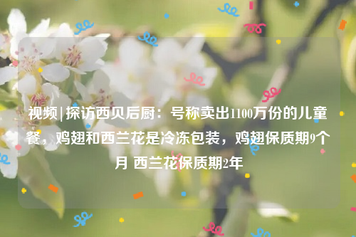 视频|探访西贝后厨：号称卖出1100万份的儿童餐，鸡翅和西兰花是冷冻包装，鸡翅保质期9个月 西兰花保质期2年