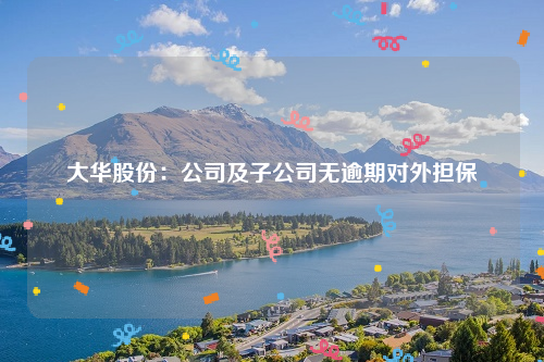 大华股份：公司及子公司无逾期对外担保
