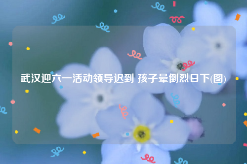 武汉迎六一活动领导迟到 孩子晕倒烈日下(图)
