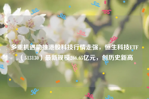多重机遇助推港股科技行情走强，恒生科技ETF（513130）最新规模266.65亿元，创历史新高