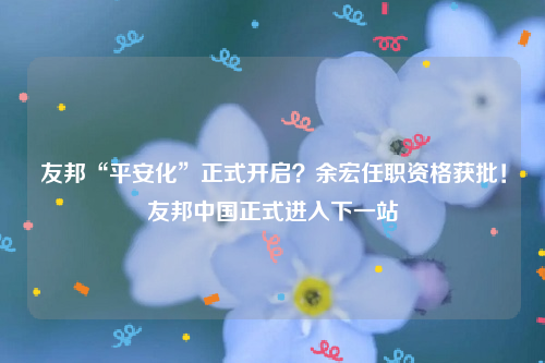 友邦“平安化”正式开启？余宏任职资格获批！友邦中国正式进入下一站