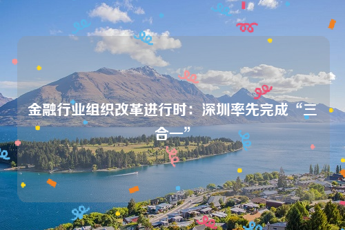 金融行业组织改革进行时：深圳率先完成“三合一”