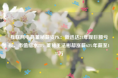 互联网电商董秘薪资PK：新迅达24年现巨额亏损、市值缩水28% 董秘王法彬却涨薪63%年薪至135万
