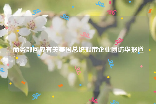 商务部回应有关美国总统拟带企业团访华报道