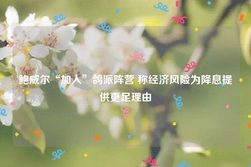 鲍威尔“加入”鸽派阵营 称经济风险为降息提供更足理由