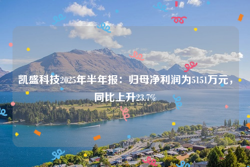 凯盛科技2025年半年报：归母净利润为5151万元，同比上升23.7%