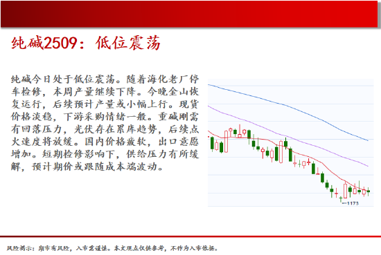 中天期货:棕榈再度下跌 纯碱低位震荡
