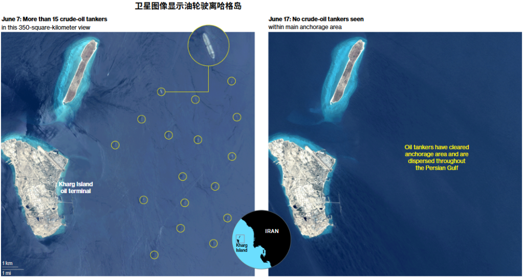 伊朗石油大撤退：卫星图像揭示德黑兰的"清仓式"出口策略