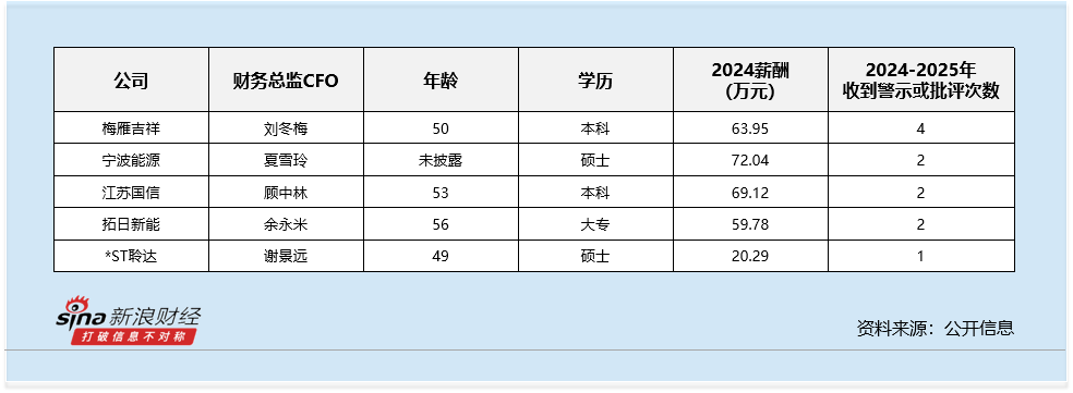 电力行业财务总监CFO观察：东望时代陈艳32岁最年轻 2024年薪酬为60万元 公司归母净利润下滑424%