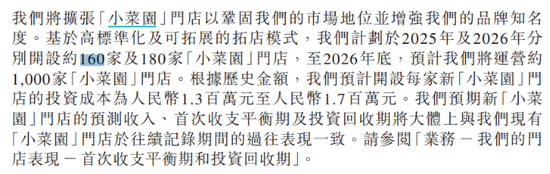 小菜园半年报藏忧：双品牌门店扩张步伐缓慢