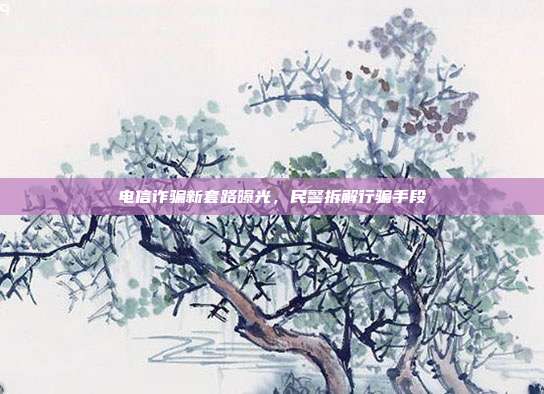 电信诈骗新套路曝光，民警拆解行骗手段