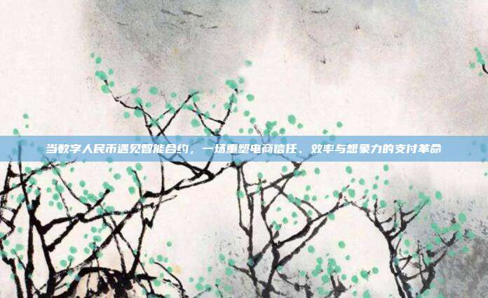 当数字人民币遇见智能合约，一场重塑电商信任、效率与想象力的支付革命