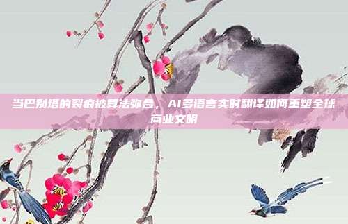 当巴别塔的裂痕被算法弥合，AI多语言实时翻译如何重塑全球商业文明