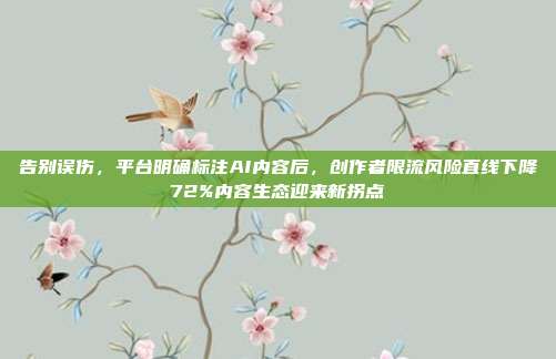告别误伤,平台明确标注AI内容后,创作者限流风险直线下降72%内容生态迎来新拐点