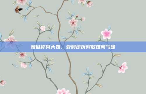 蝽俗称臭大姐,受到惊扰释放难闻气味