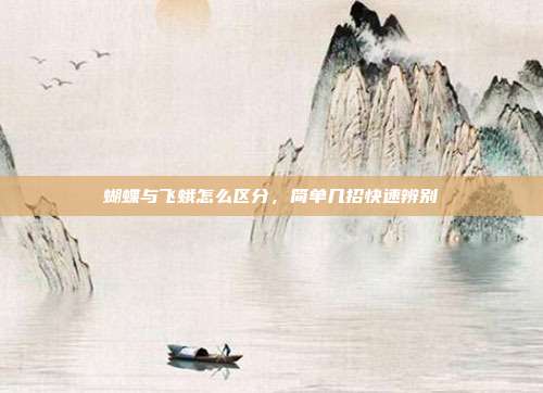 蝴蝶与飞蛾怎么区分,简单几招快速辨别
