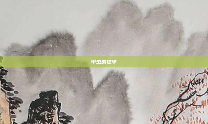 甲虫的铠甲