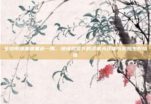全球市场遭遇黑色一周,地缘裂变下的资本大迁徙与避险生存指南