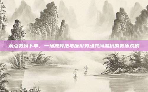 从点赞到下单,一场被算法与廉价劳动共同编织的赛博戏剧