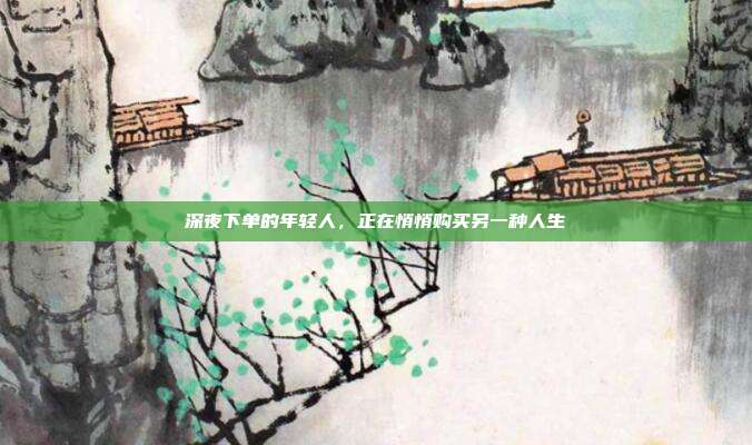 深夜下单的年轻人，正在悄悄购买另一种人生