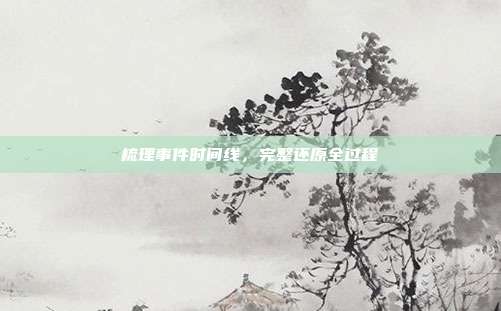 梳理事件时间线,完整还原全过程