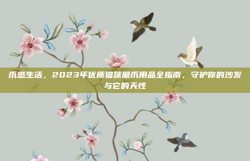 爪感生活，2023年优质猫咪磨爪用品全指南，守护你的沙发与它的天性