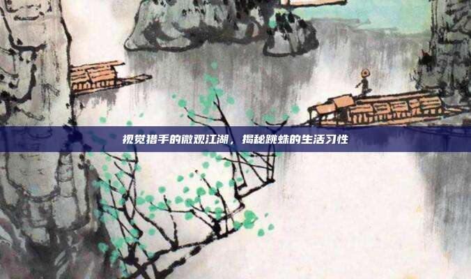 视觉猎手的微观江湖，揭秘跳蛛的生活习性