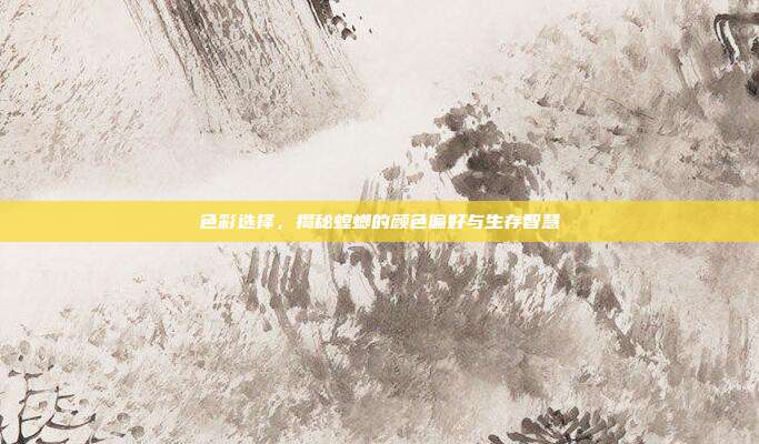 色彩选择，揭秘螳螂的颜色偏好与生存智慧