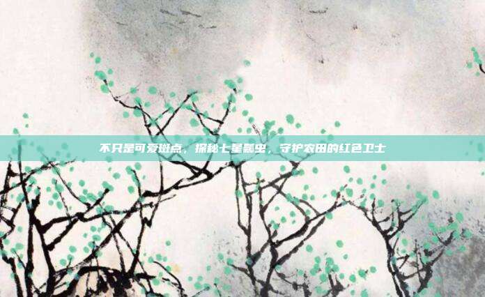 不只是可爱斑点，探秘七星瓢虫，守护农田的红色卫士