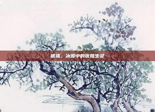 银狐，冰雪中的优雅生灵